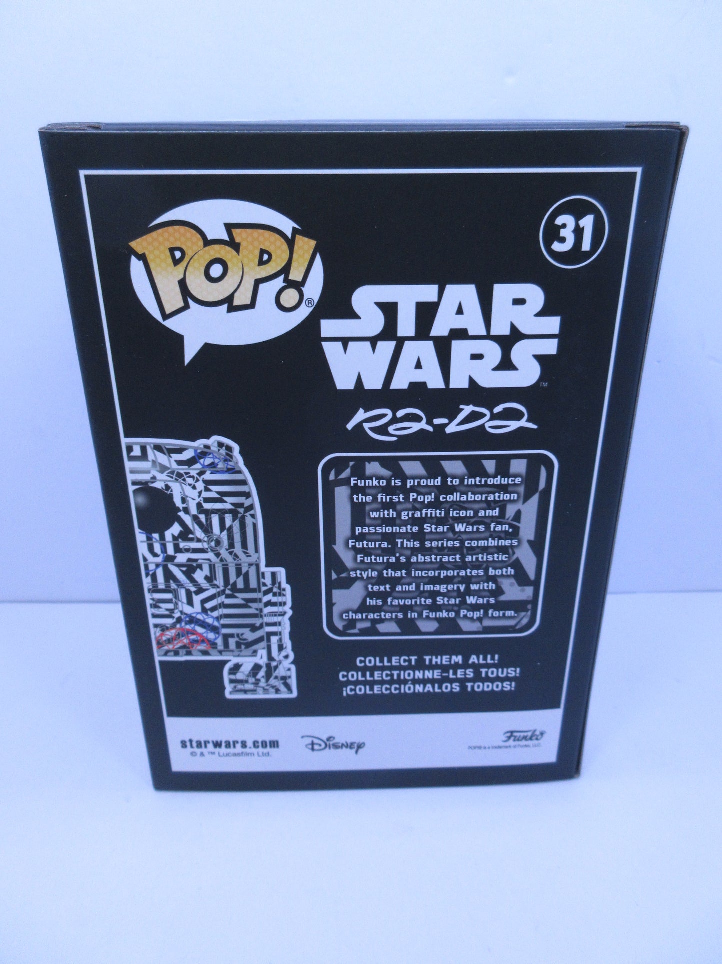 Star Wars - R2-D2 #31 Futura Zebra Print Funko Pop Vinyl Figure