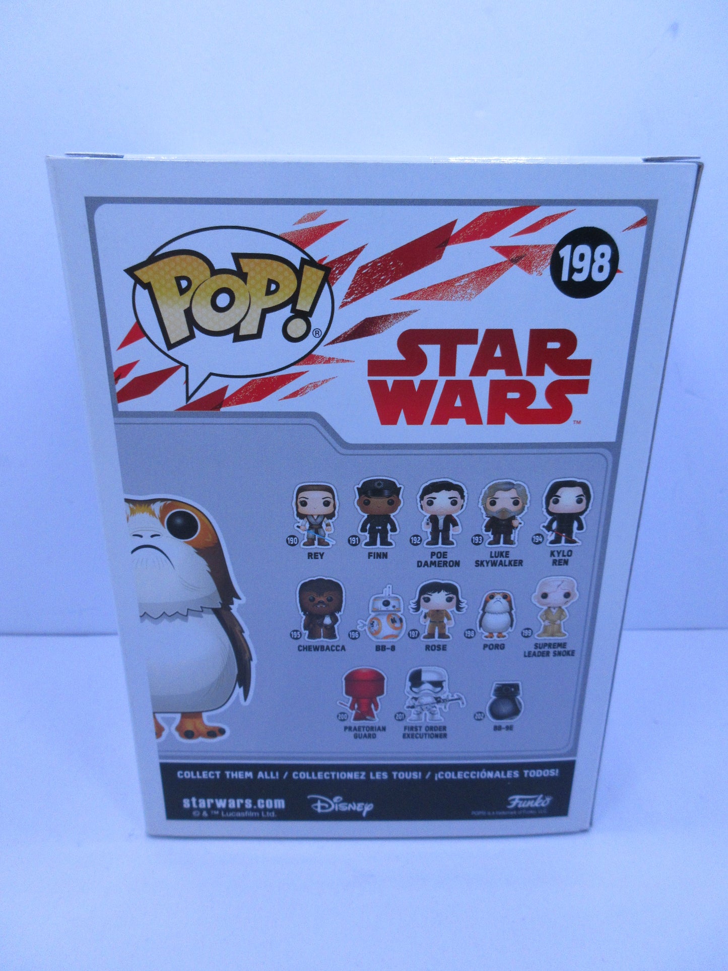 Star Wars - Porg (Flocked) #198 Funko Pop Vinyl Figure 2017