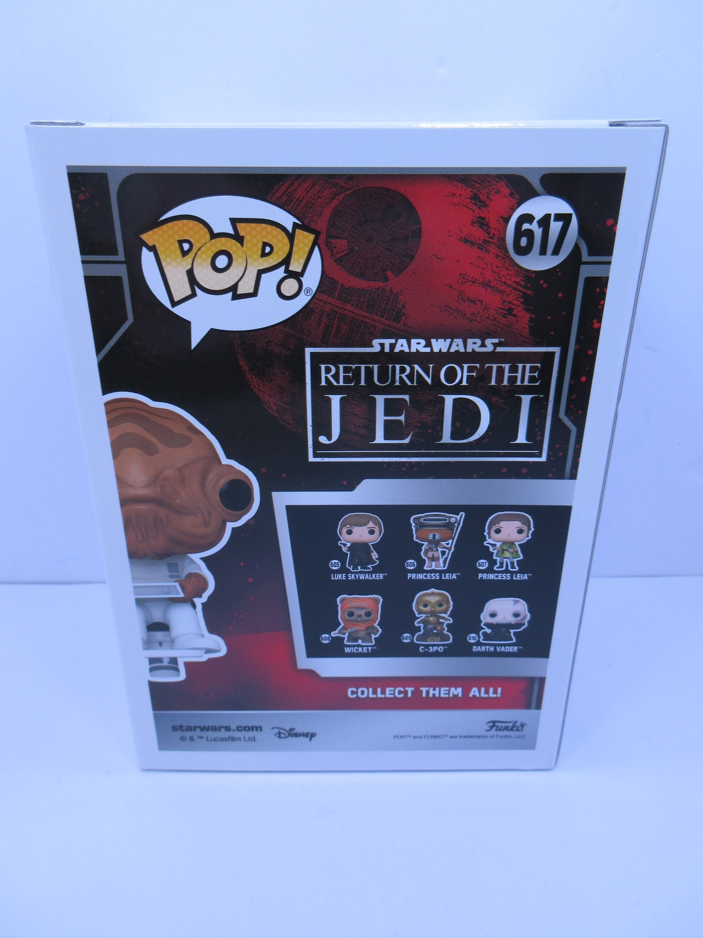 Star Wars - Admiral Ackbar #617 Funko Pop Vinyl ROTJ 40th Anniversary