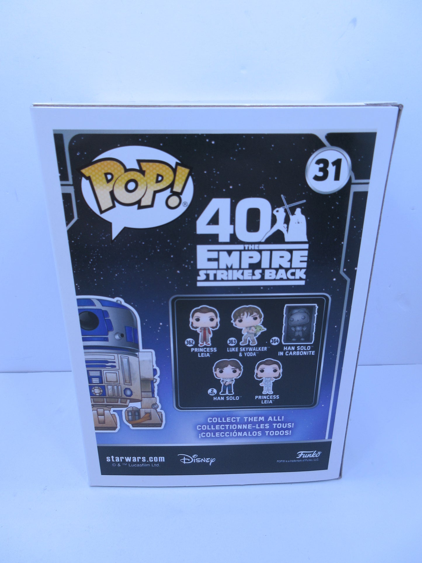 Star Wars - R2-D2 #31 40th Anniversary Empire Strikes Back Funko Pop Vinyl