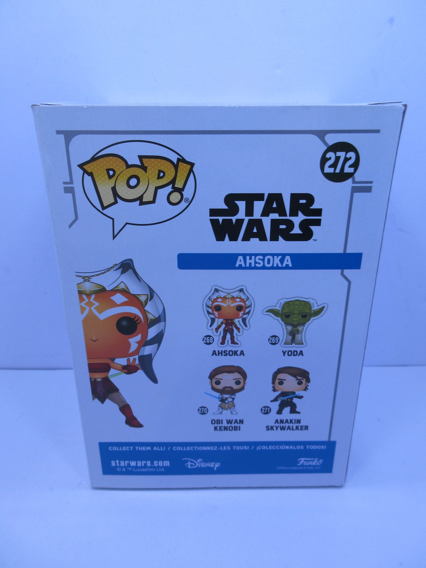 STAR WARS - Ahsoka #272 - Clone Wars&nbsp; Funko Pop Vinyl Figure 2018 Hot Topic