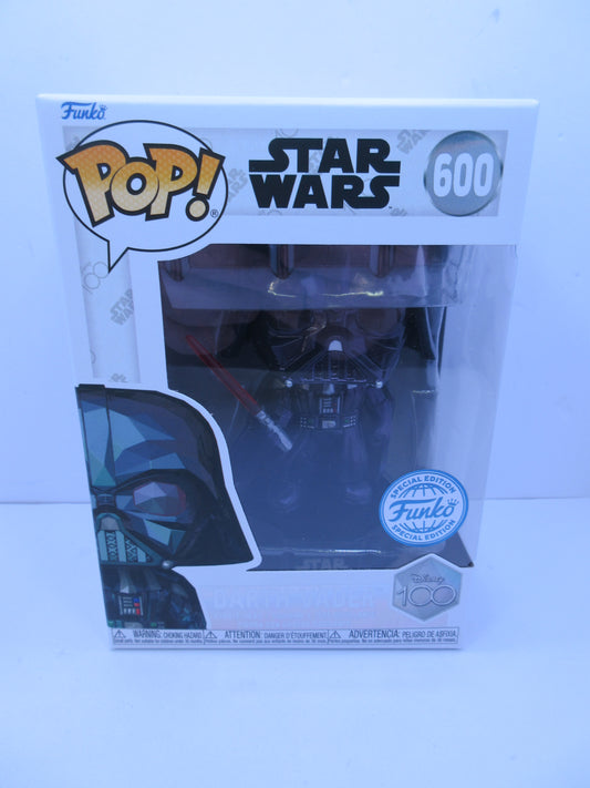 Star Wars - Darth Vader #600 Facet Disney 100th Funko Pop Vinyl