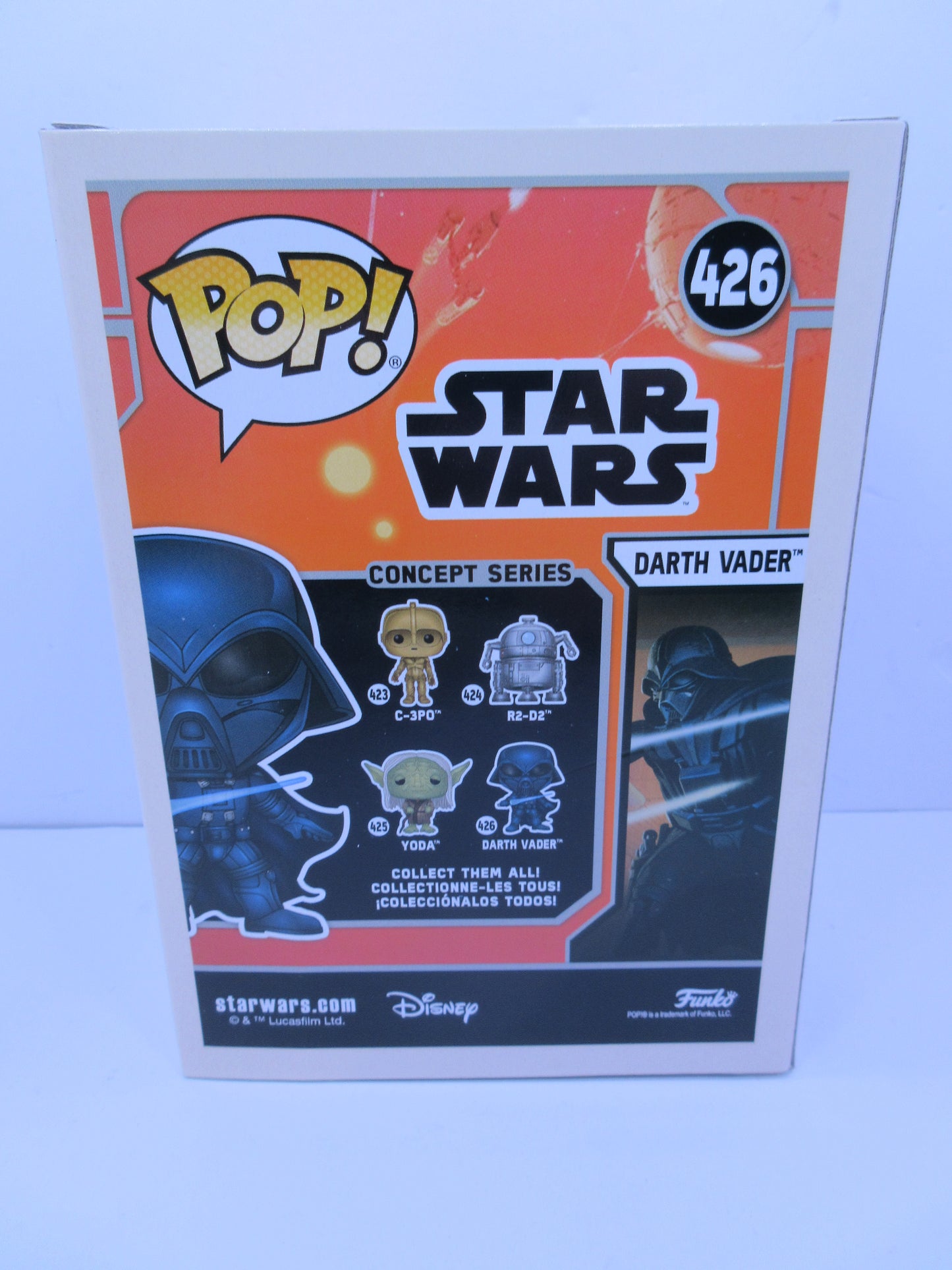 Star Wars - Darth Vader #426 Concept Series Funko Pop Vinyl Figure 2020