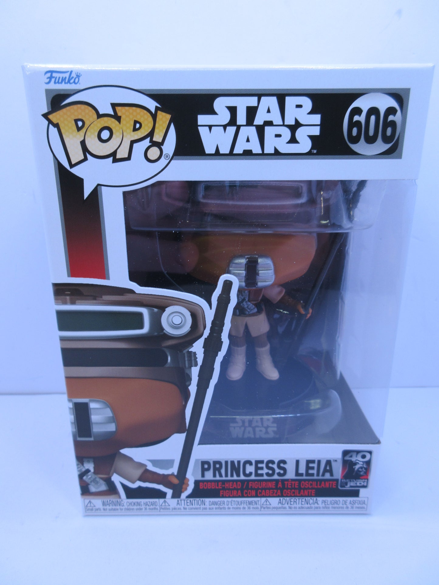 Star Wars - Princess Leia #606 Funko Pop Vinyl Figure ROTJ 40th