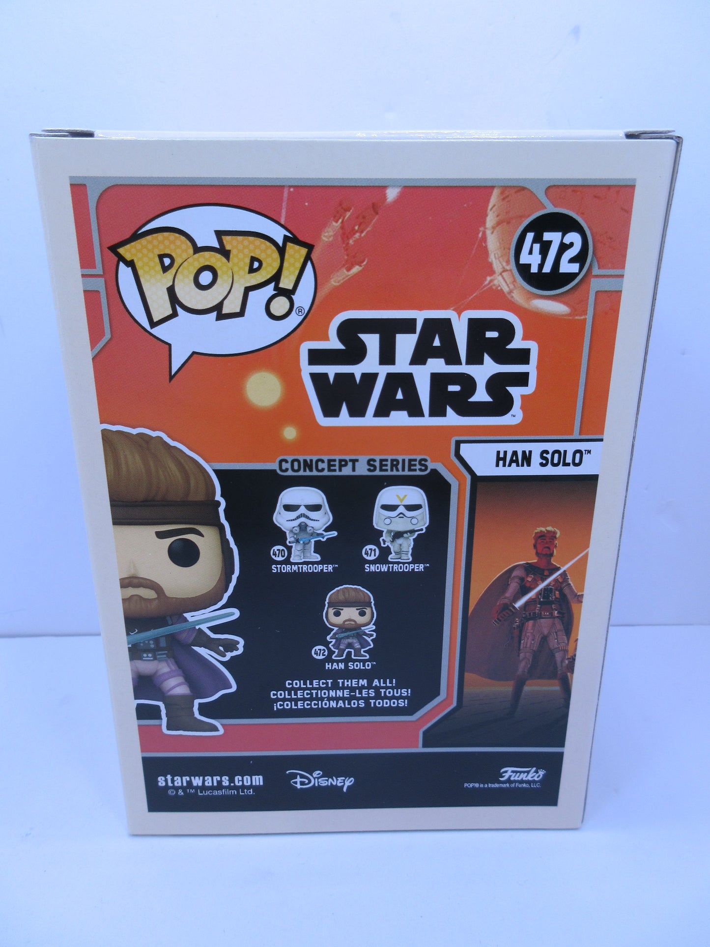 Star Wars - Han Solo #472 Concept Series Funko Pop Vinyl Figure 2021