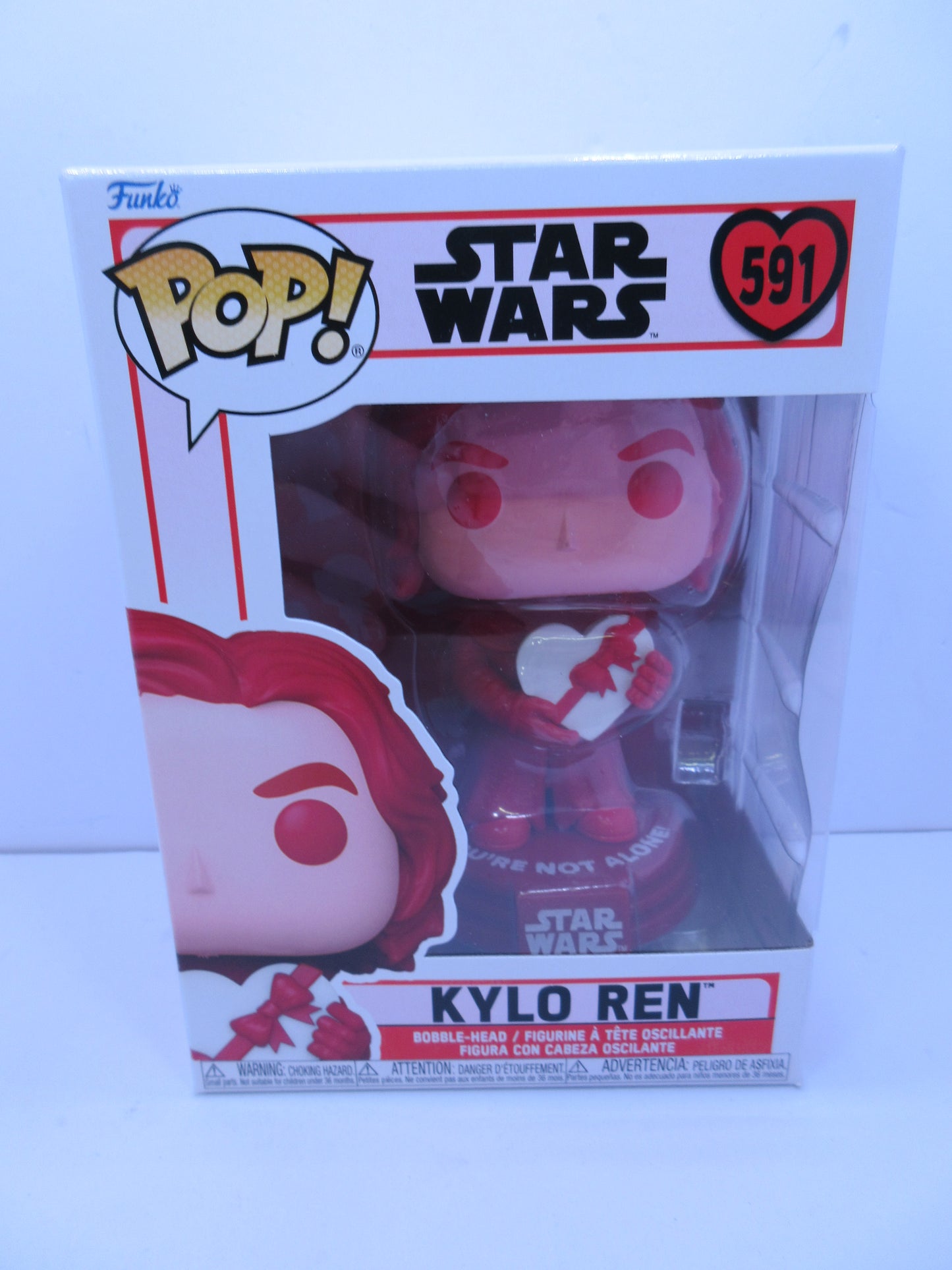 Star Wars -&nbsp; Kylo Ren #591 Valentines Day Pink Funko Pop Vinyl 2022