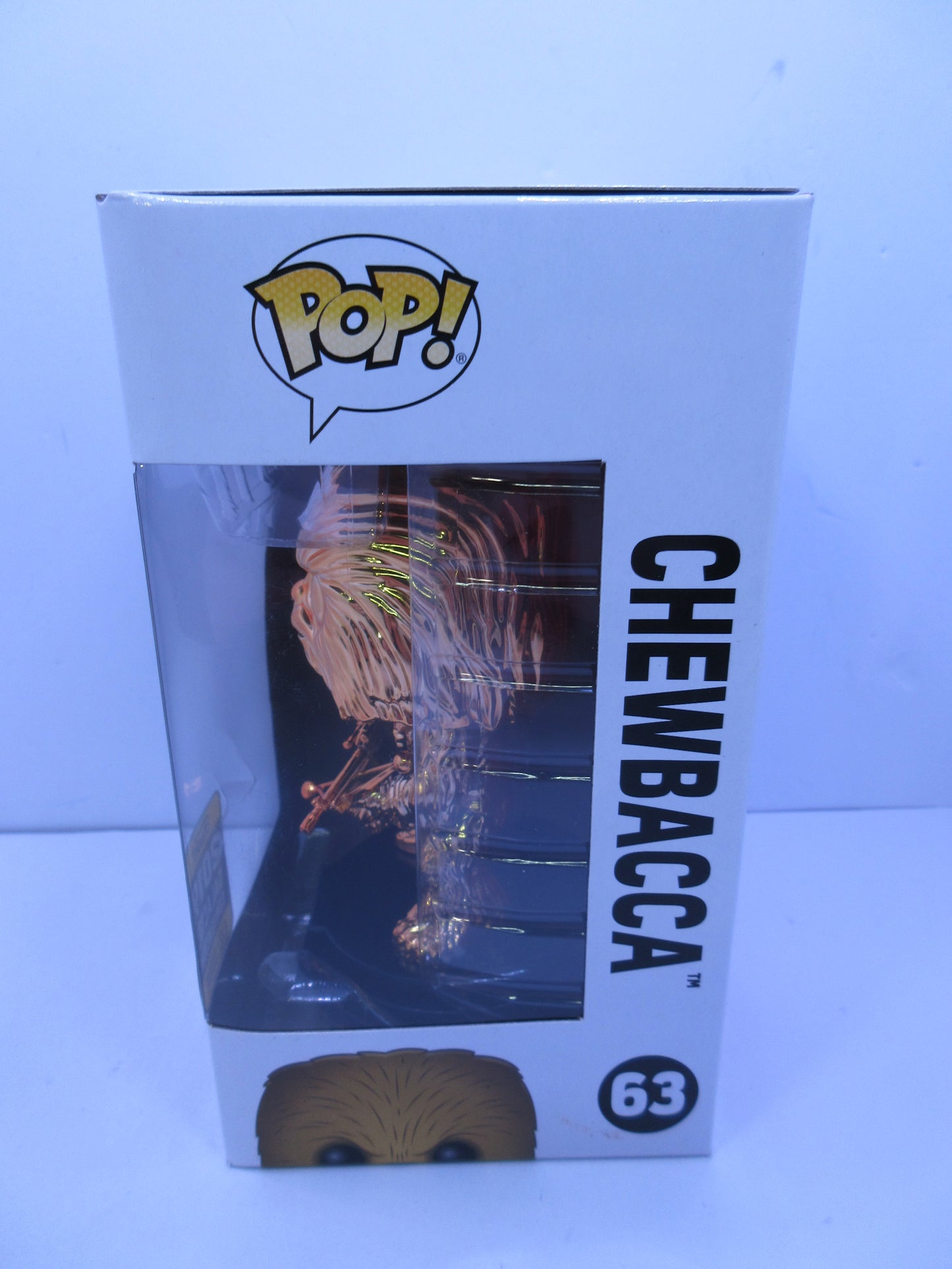 Star Wars - Chewbacca #63 Gold Chrome - Funko Pop Vinyl Galactic Convention Exclusive 2019