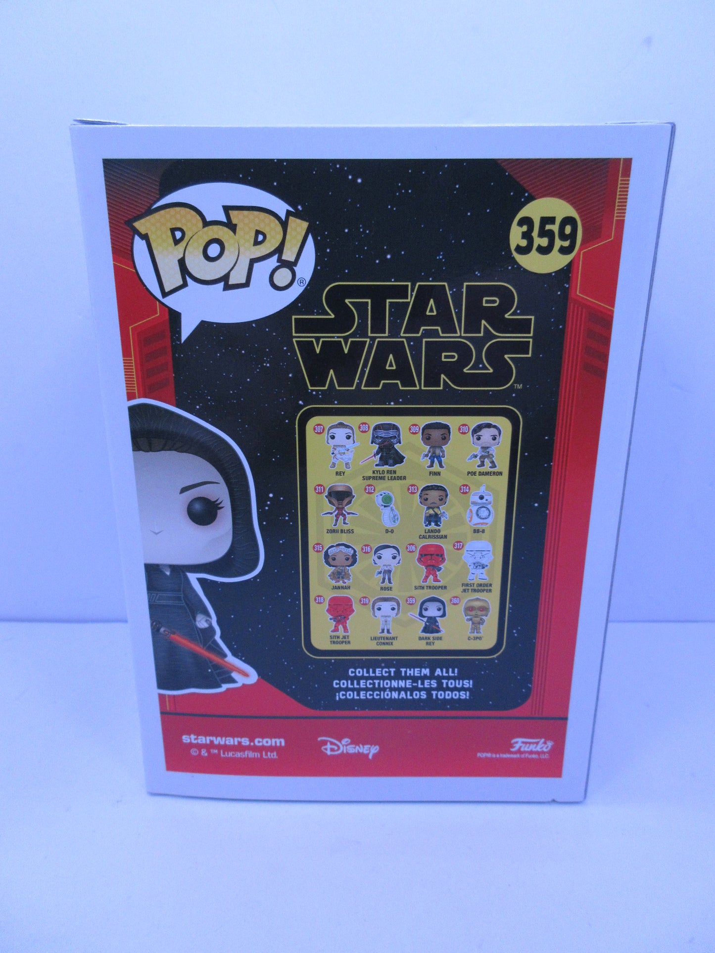 Star Wars - Dark Side Rey #359 Funko Pop Vinyl Figure 2019