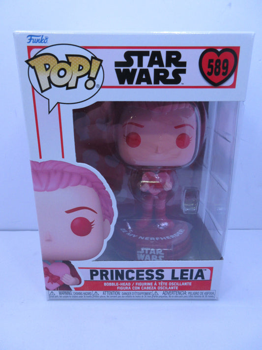 Star Wars - Princess Leia #589 Valentines Day Pink Funko Pop Vinyl 2022