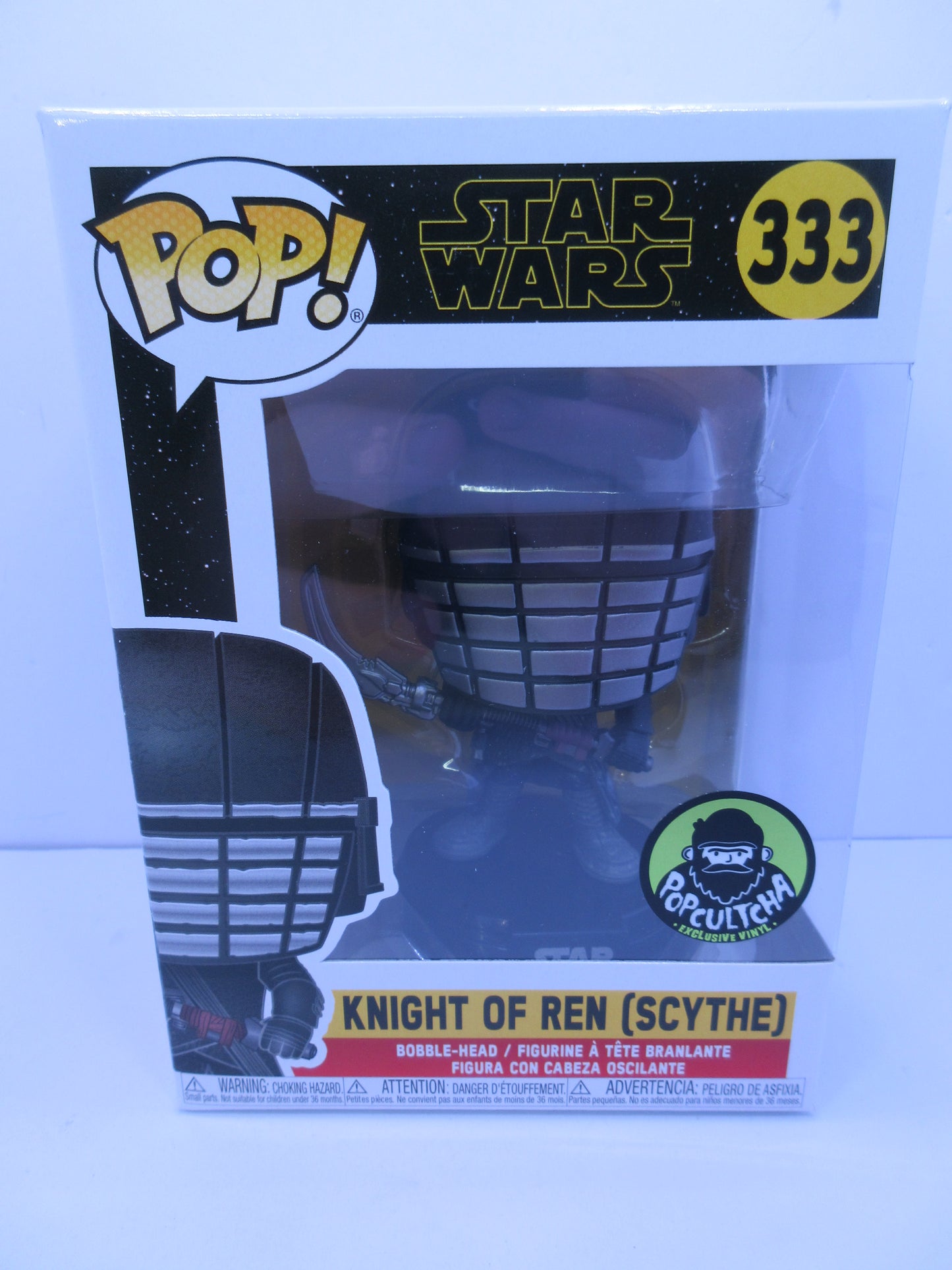 Star Wars - Knight Of Ren (Scythe) #333 Funko Pop Vinyl Figure 2019 Popcultcha Exclusive