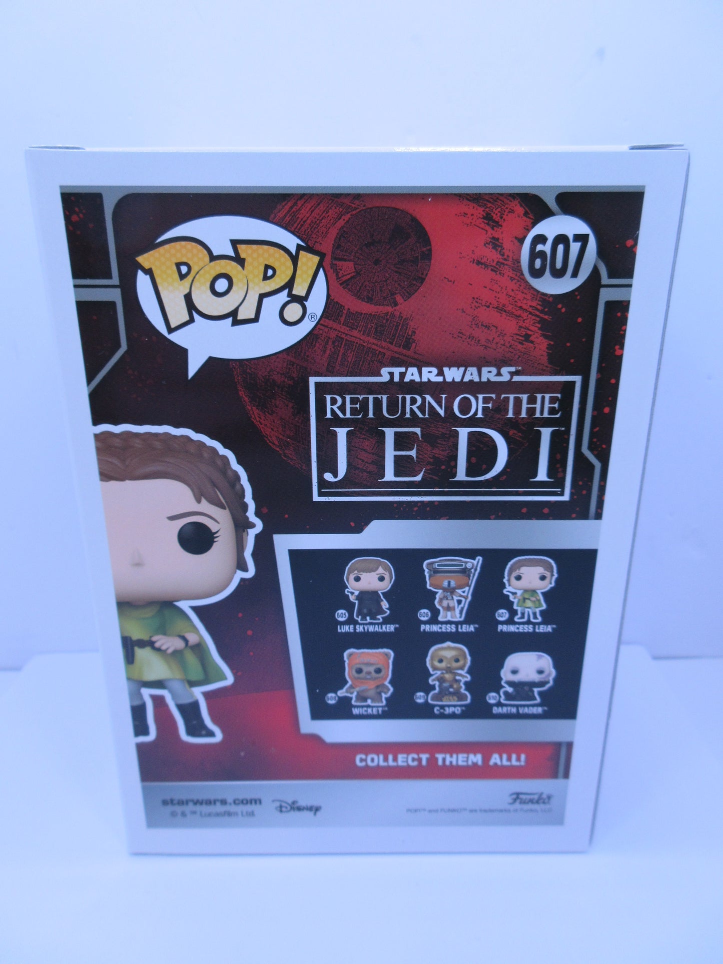 Star Wars - Princess Leia #607 Funko Pop Vinyl Figure Return Of The Jedi 40th