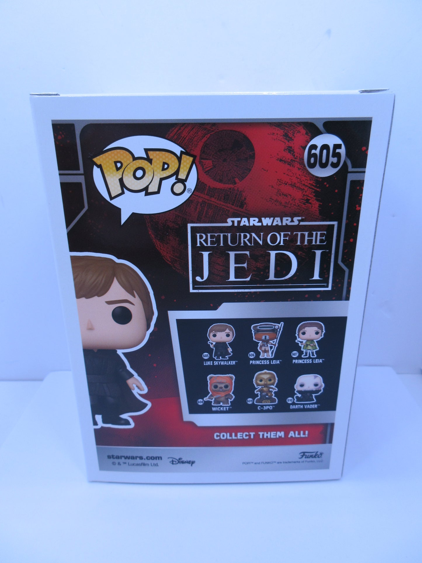 Star Wars - Luke Skywalker #605 Funko Pop Vinyl Figure ROTJ 40th