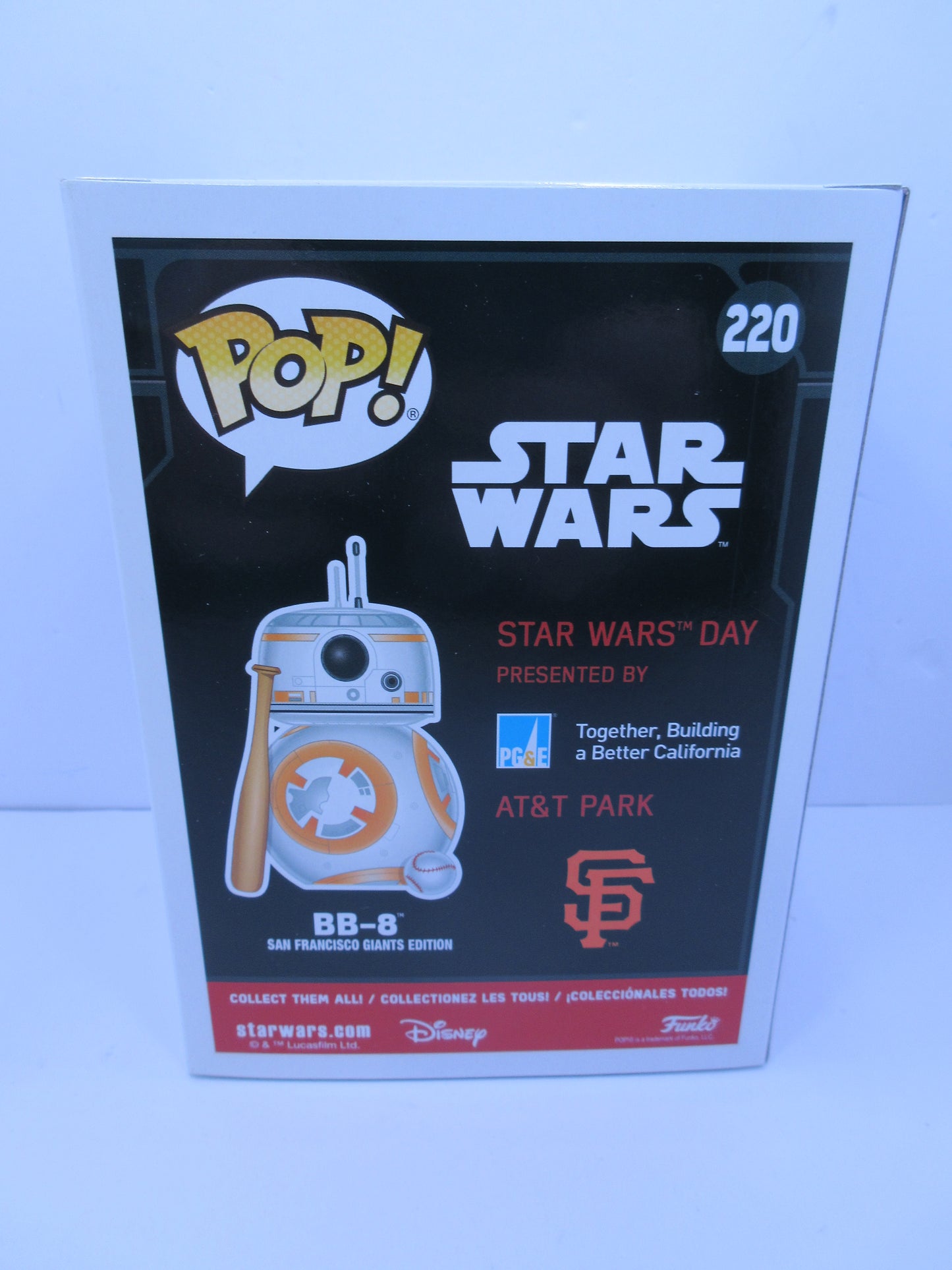 Star Wars - BB-8 #220 Special Events San Francisco Giants Edition Funko Pop Vinyl Figure 2017