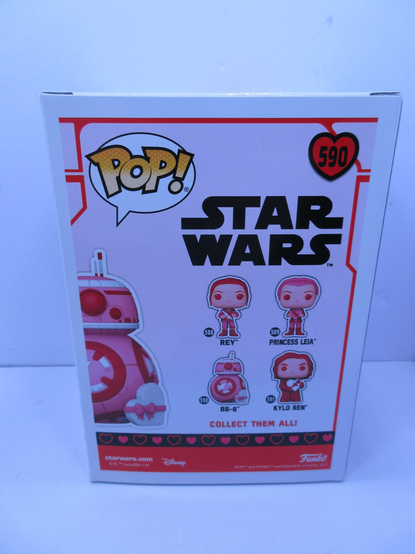 Star Wars - BB-8 #590 Valentines Day Pink Funko Pop Vinyl 2022