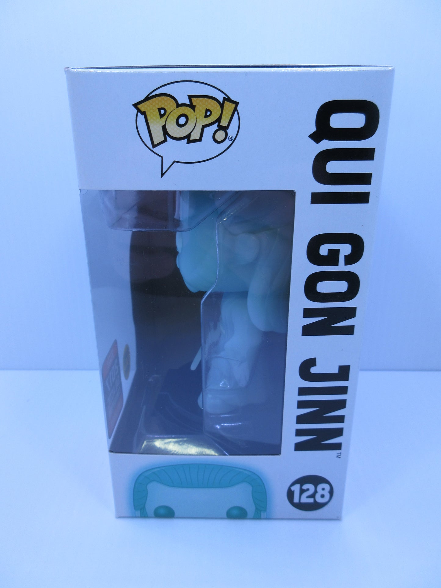 Star Wars - Qui Gon Jinn #128 Glow in The Dark Funko Pop Vinyl Figure Galactic Convention 2017 Exclusive