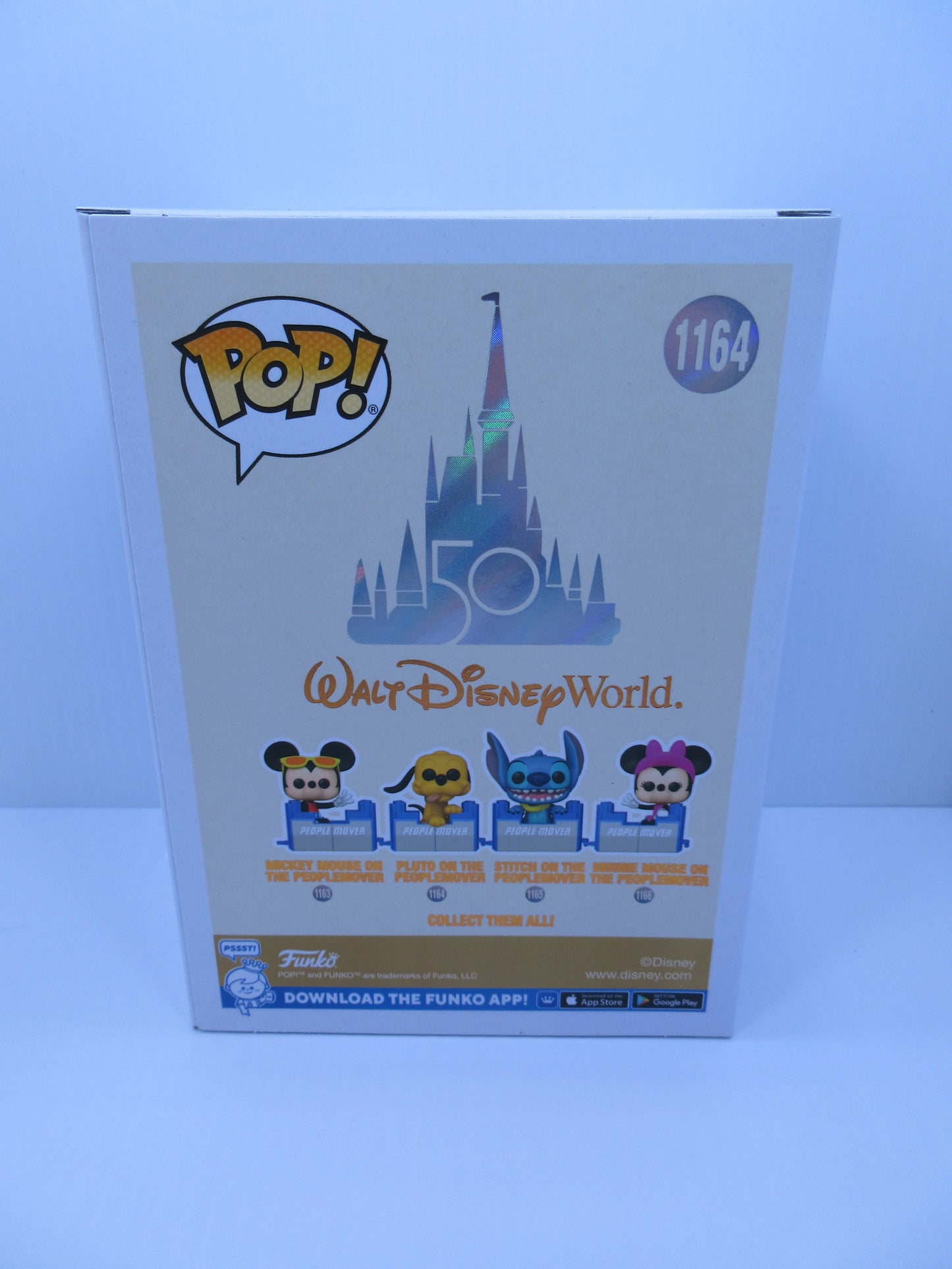 Disney 50th - Pluto On People Mover #1164 Funko Pop Vinyl