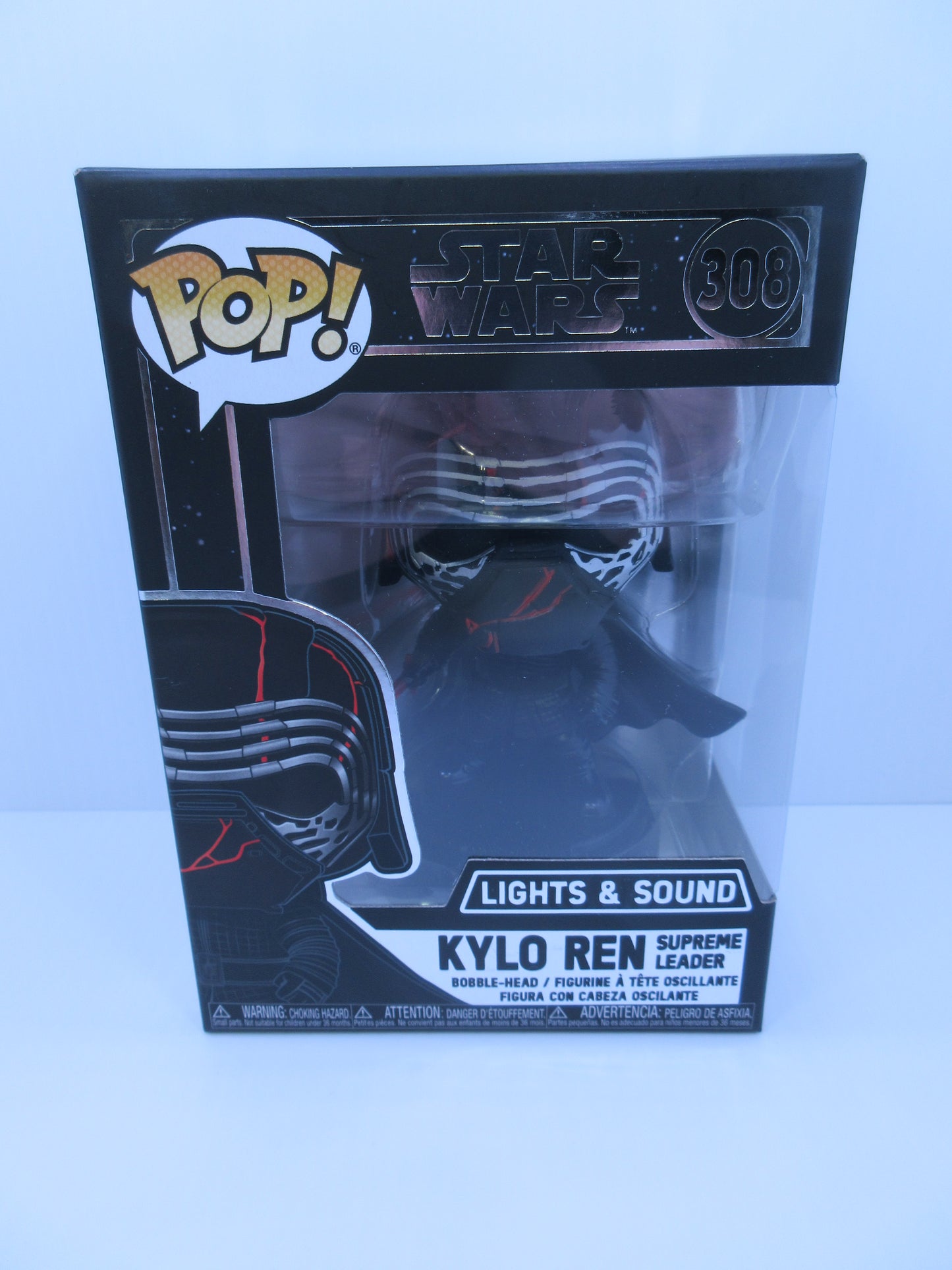 Star Wars - Supreme Leader Kylo Ren #308 Funko Pop Vinyl Figure Lights & Sounds