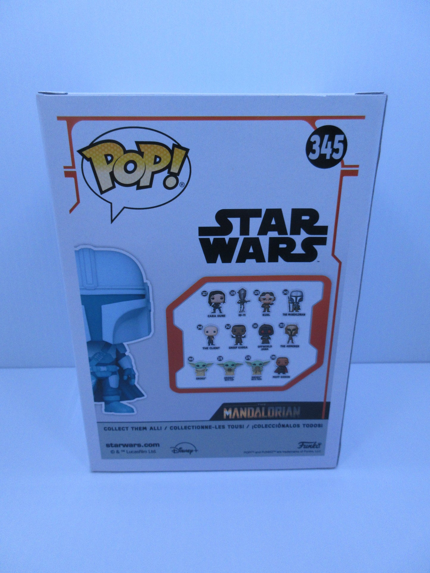 The Mandalorian - #345 STAR WARS Glow I The Dark Funko Pop Vinyl Figure 2021