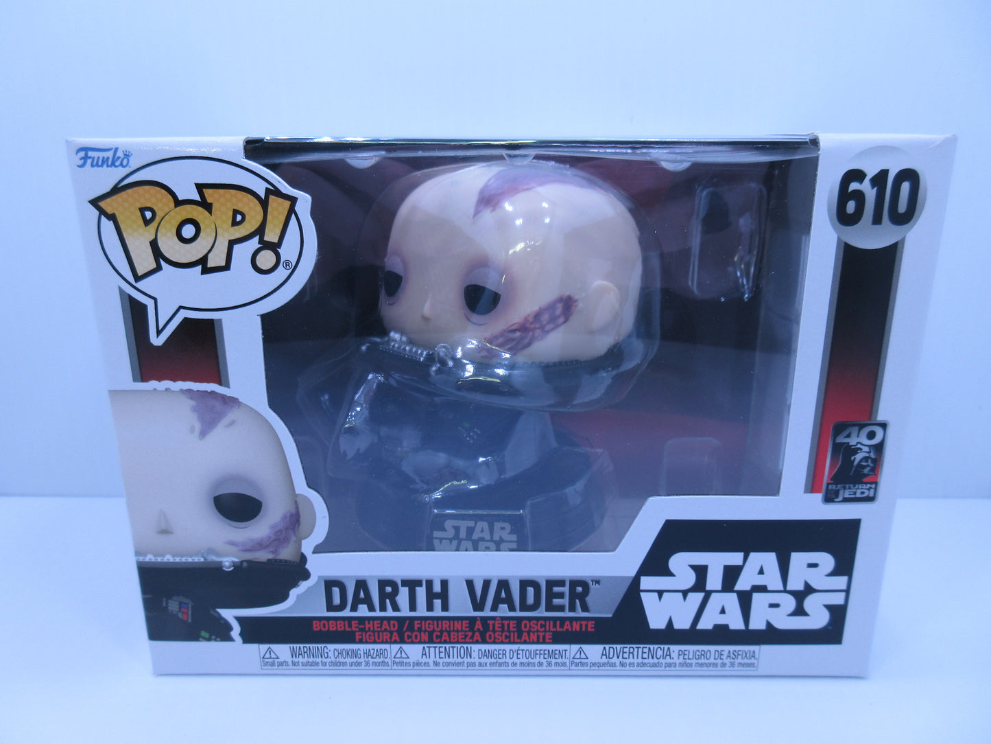 Star Wars - Darth Vader #610 Return Of The Jedi 40th Anniversary Funko Pop Vinyl Figure