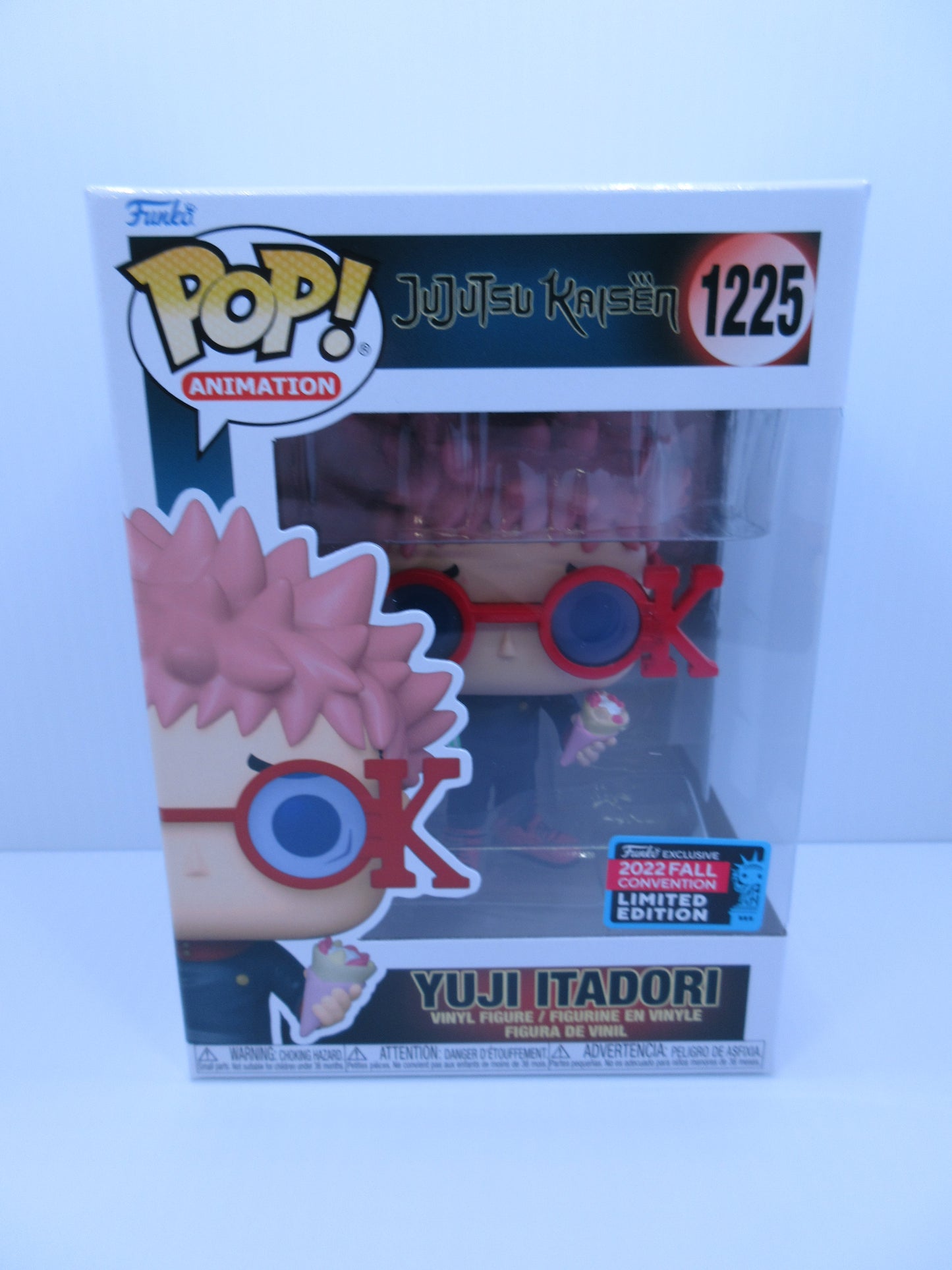 Animation - Jujutsu Kaisen - Yuji Itadori #1225 Funko Pop Vinyl - Fall Convention Exclusive 2022