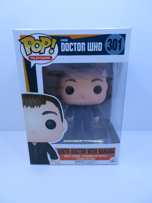 Television Doctor Who - The Ninth Doctor With Banana #301 Funko Pop Vinyl