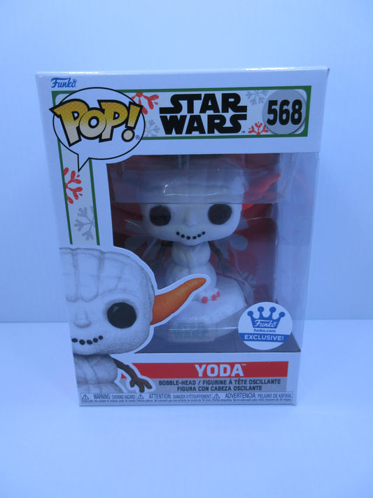 Star Wars - Yoda #568 - Snowman - Funko Shop Exclusive Pop Vinyl Figure