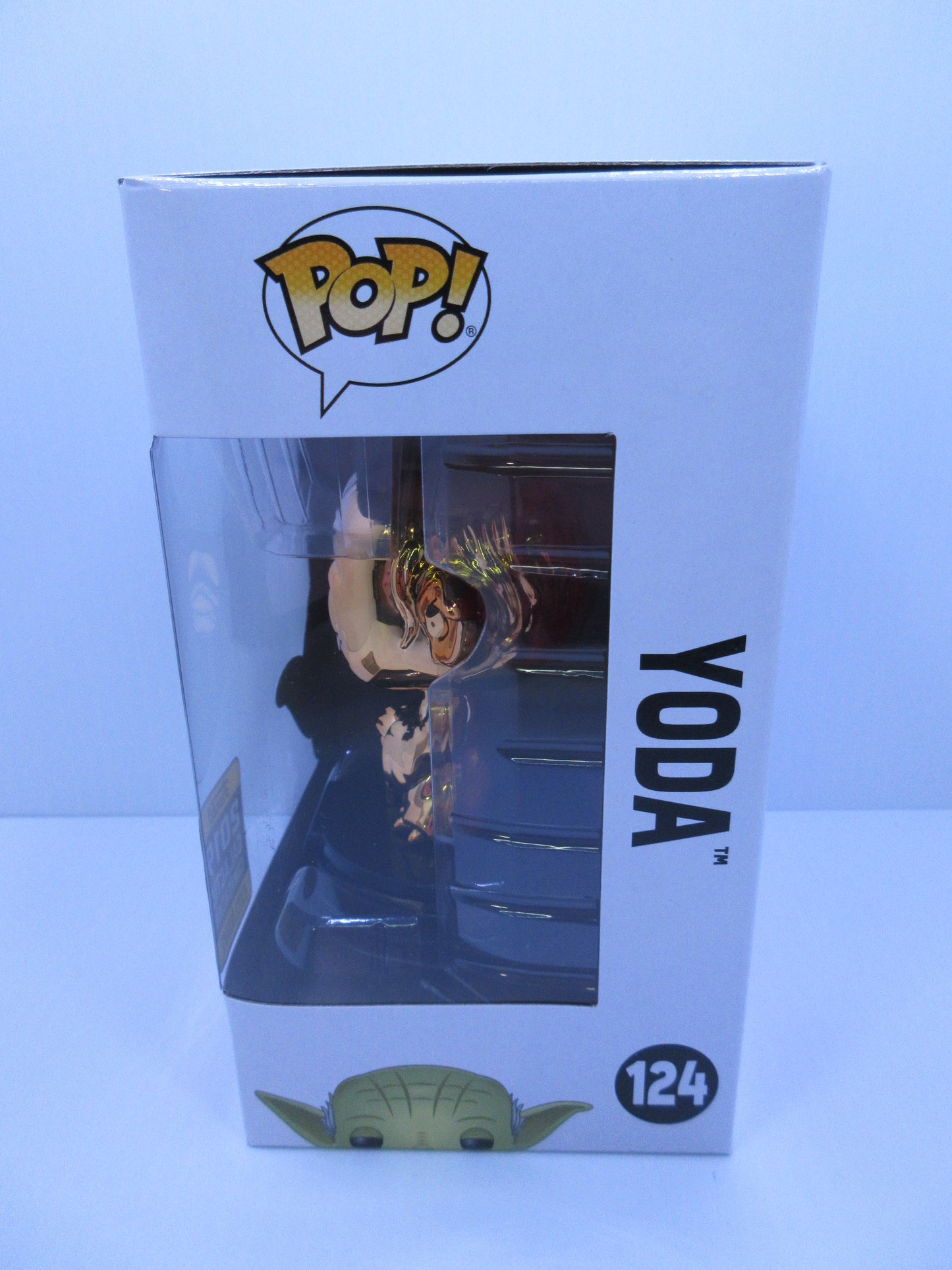 Star Wars - Yoda #124 Gold Chrome - Funko Pop Vinyl figure Galactic Convention Exclusive 2019