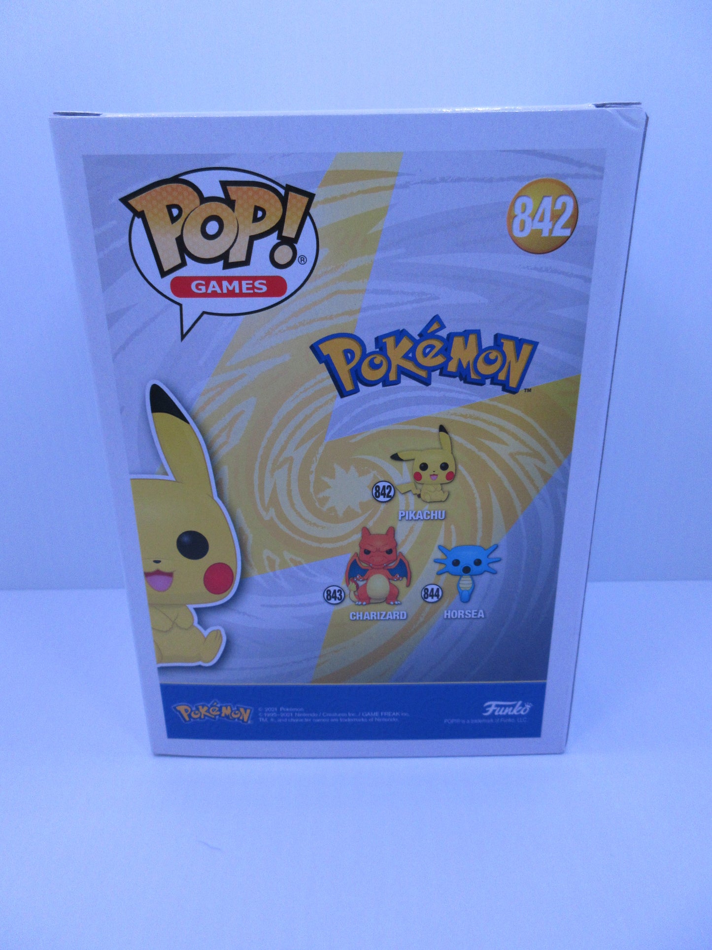 Games - Pokemon - Pikachu #842 Fall Con. 2021 Diamond Glitter Funko Pop Viny